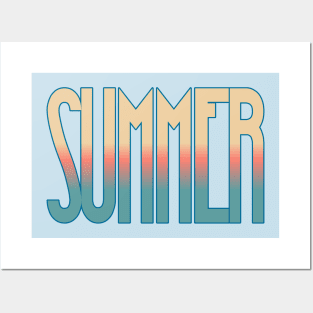 Summer t-shirt designs Posters and Art